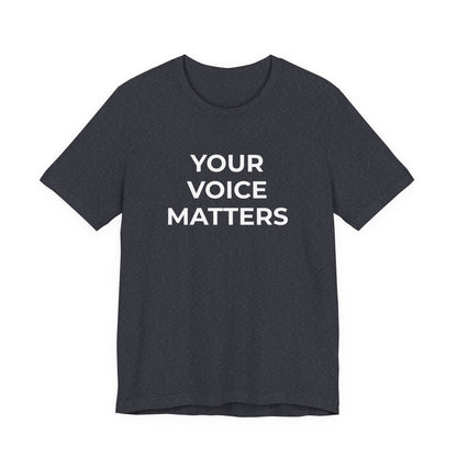 Domestic Violence T-Shirt Your Voice Matters - Wear What You Stand For Products