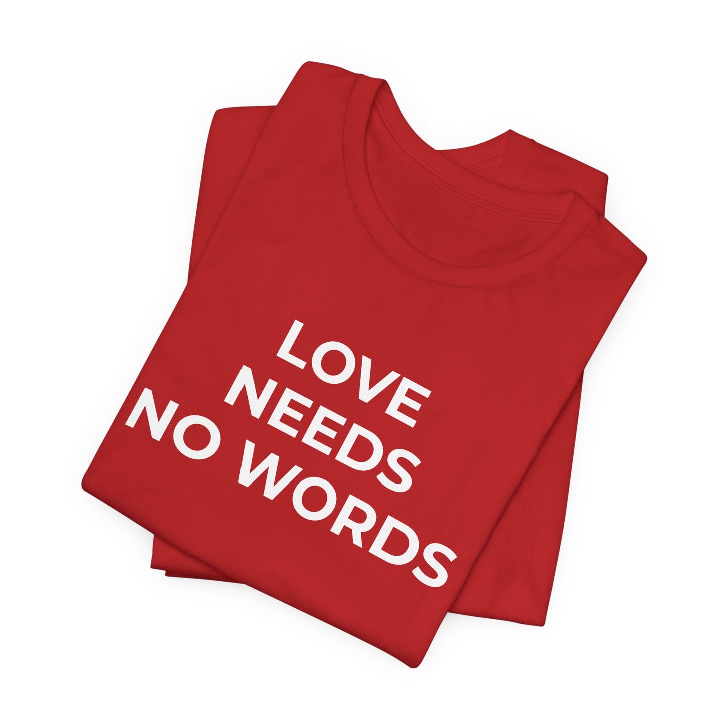 Love Needs No Words Autism Shirt | Autism Support Tee - Wear What You Stand For Products