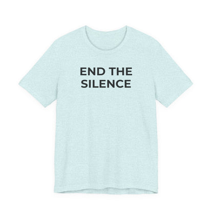 Domestic Violence T-shirt End the Silence - Wear What You Stand For Products