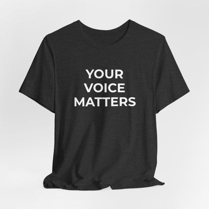 Domestic Violence T-Shirt Your Voice Matters - Wear What You Stand For Products