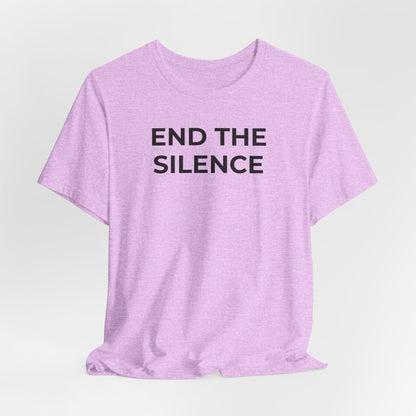 Domestic Violence T-shirt End the Silence - Wear What You Stand For Products