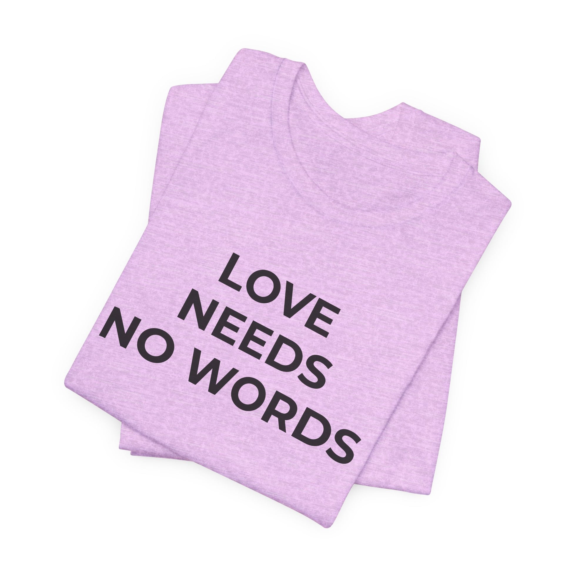 Love Needs No Words Autism Shirt | Autism Support Tee - Wear What You Stand For Products