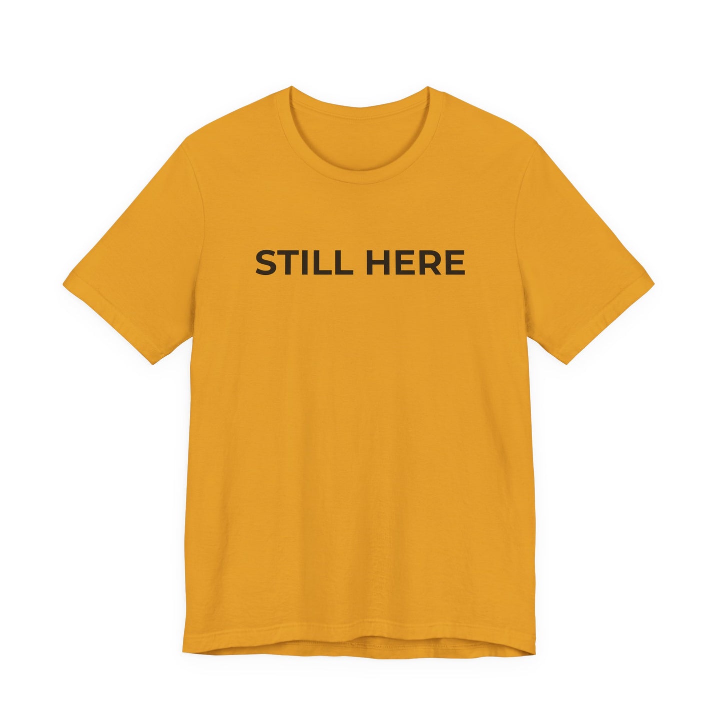 Mental Health T-Shirt - Still Here: Wear Your Strength and Resilience - Wear What You Stand For Products
