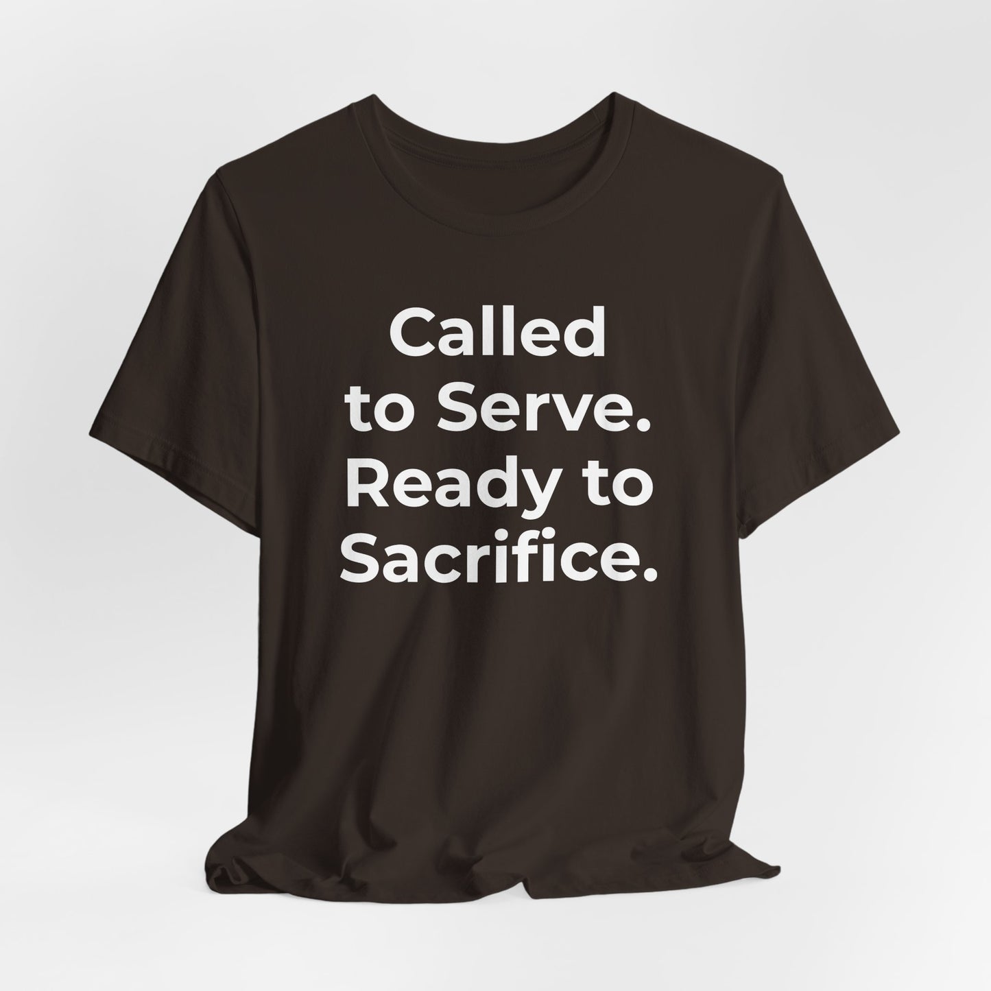 First Responders T-Shirt - Called to Serve. Ready to Sacrifice - Wear What You Stand For Products