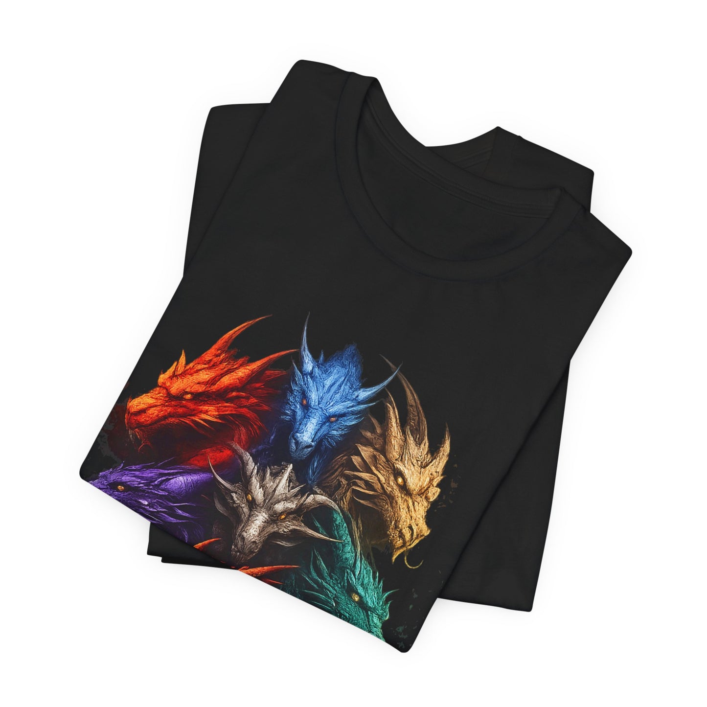 Fun Designs T-Shirt - Dragon Heads - Wear What You Stand For Products