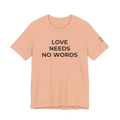 Love Needs No Words Autism Shirt | Autism Support Tee