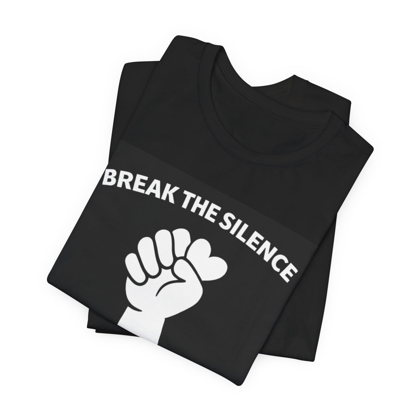 Domestic Violence T-Shirt - Break the Silence with Diagram - Wear What You Stand For Products