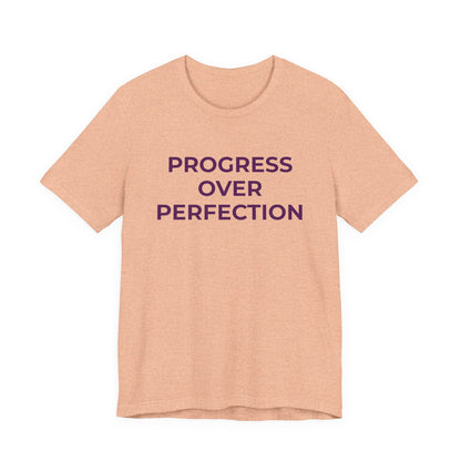 Addiction T-Shirt - Progress over Perfection - Wear What You Stand For Products