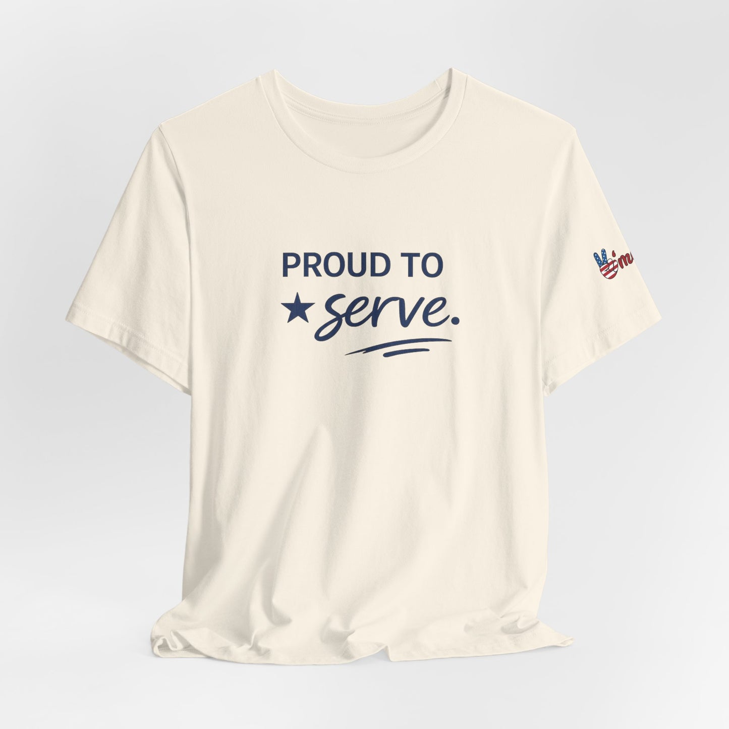 Veterans T-Shirt - Proud to Serve - Wear What You Stand For Products
