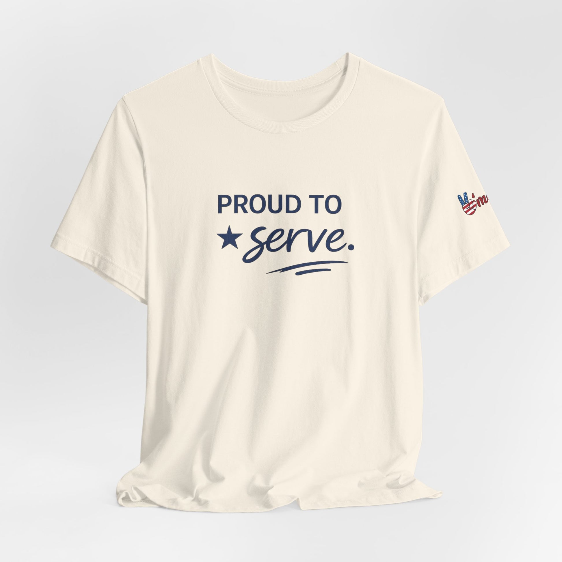 Veterans T-Shirt - Proud to Serve - Wear What You Stand For Products