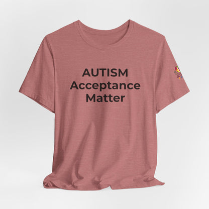 "Autism T-Shirt Acceptance Matters Shirt Support the Spectrum - Wear What You Stand For Products"