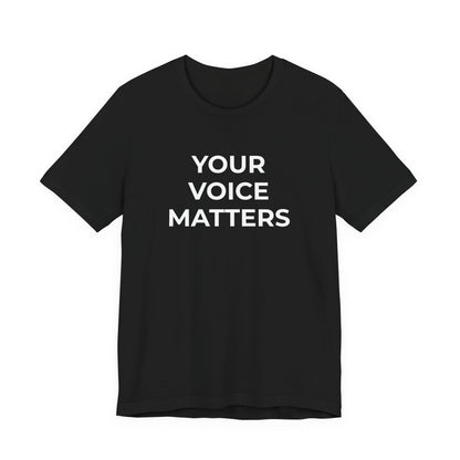 Domestic Violence T-Shirt Your Voice Matters - Wear What You Stand For Products