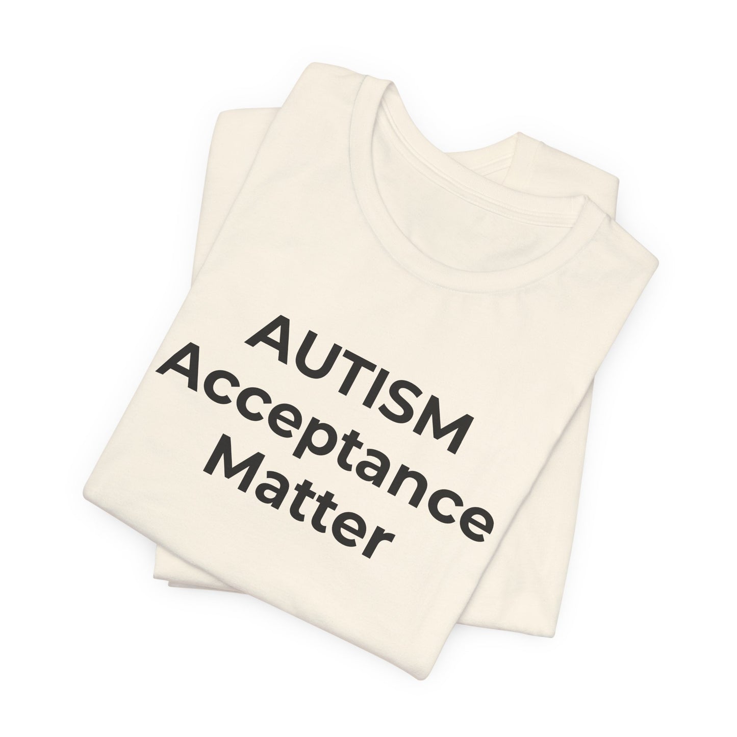 "Autism T-Shirt Acceptance Matters Shirt Support the Spectrum - Wear What You Stand For Products"
