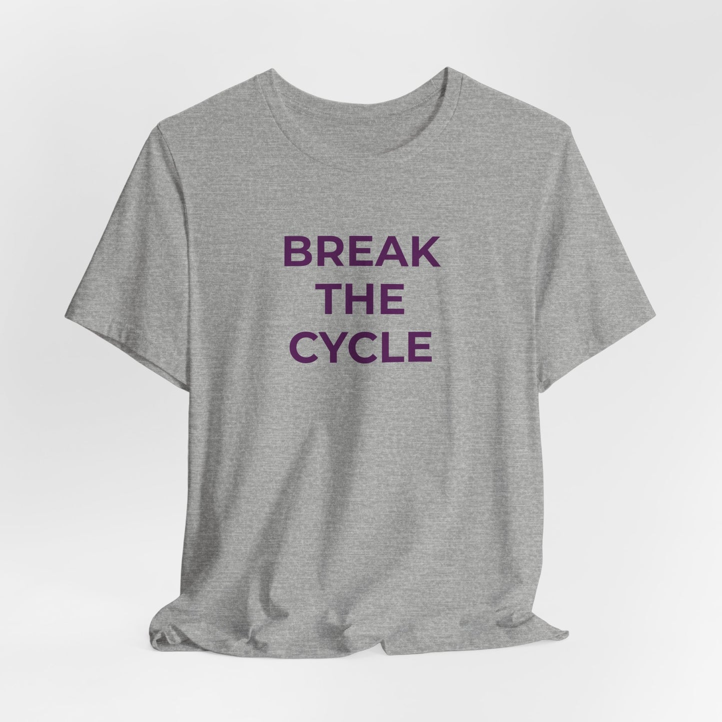 Domestic Violence T-Shirt Break the Cycle - Wear What You Stand For Products