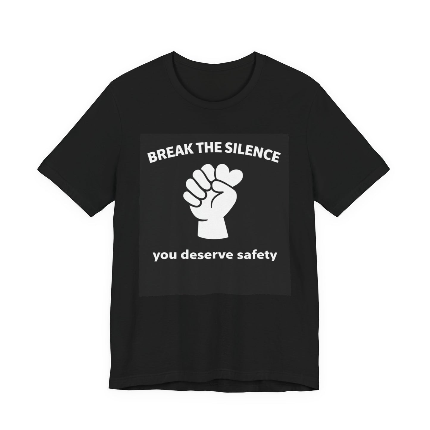 Domestic Violence T-Shirt - Break the Silence with Diagram - Wear What You Stand For Products
