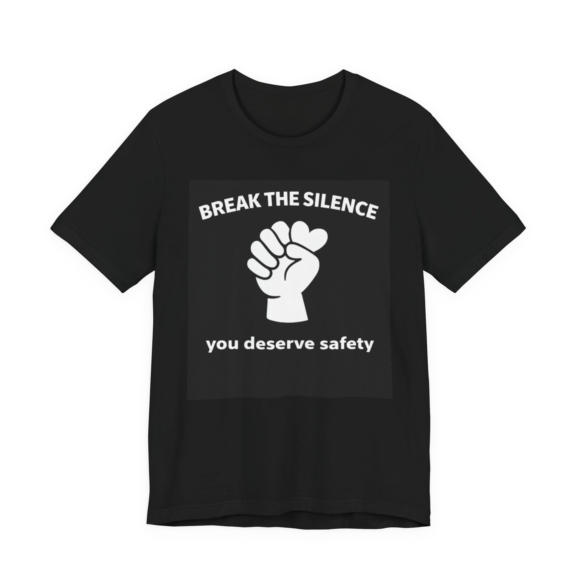 Domestic Violence T-Shirt - Break the Silence with Diagram - Wear What You Stand For Products