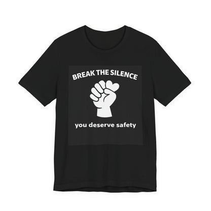 Domestic Violence T-Shirt - Break the Silence with Diagram - Wear What You Stand For Products