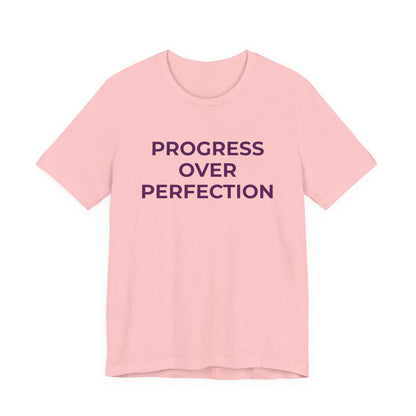 Addiction T-Shirt - Progress over Perfection - Wear What You Stand For Products