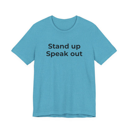 Anti-Bullying and Domestic Violence Awareness T-Shirt for Support and Advocacy - Wear What You Stand For Products
