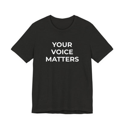Domestic Violence T-Shirt Your Voice Matters - Wear What You Stand For Products