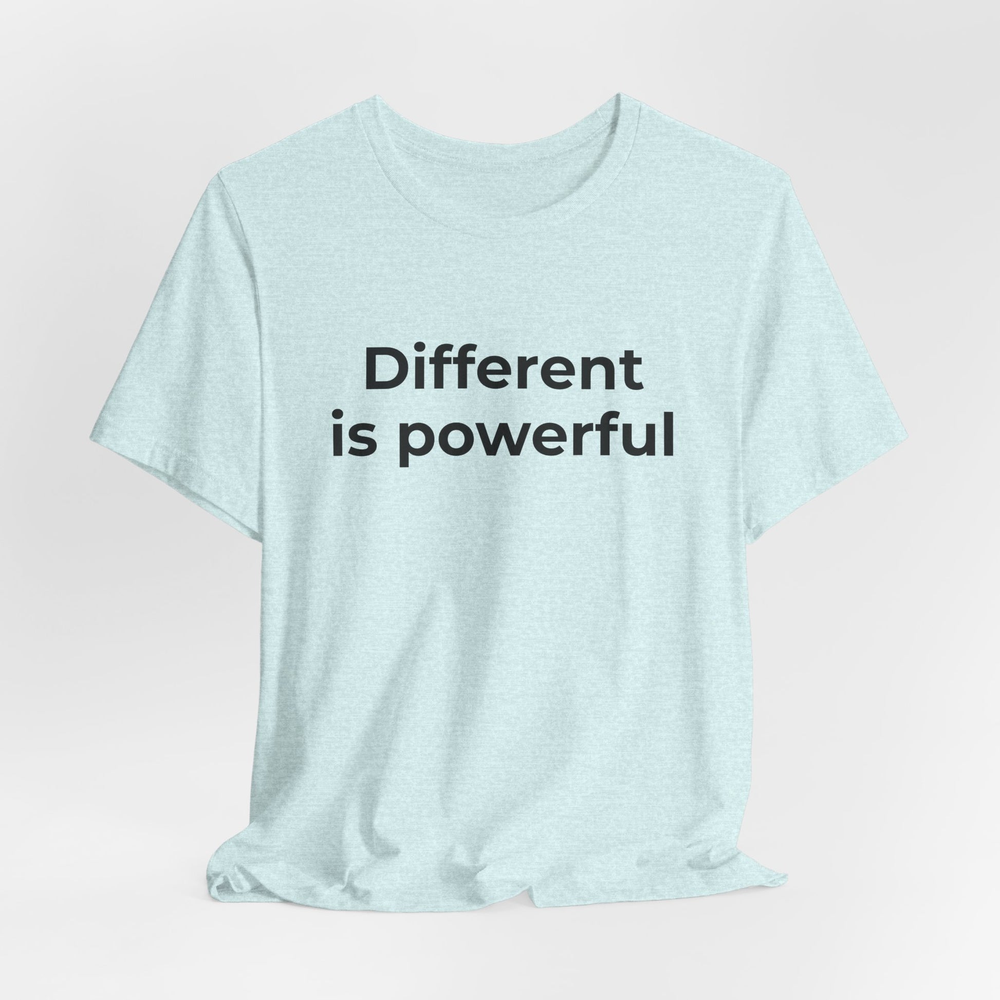 Anti-Bullying Awareness  Different is Powerful TShirt - Wear What You Stand For Products