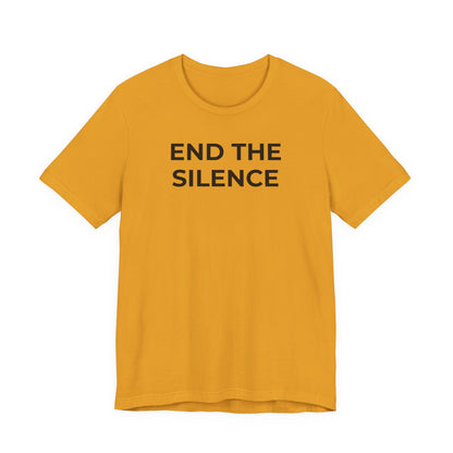 Domestic Violence T-shirt End the Silence - Wear What You Stand For Products