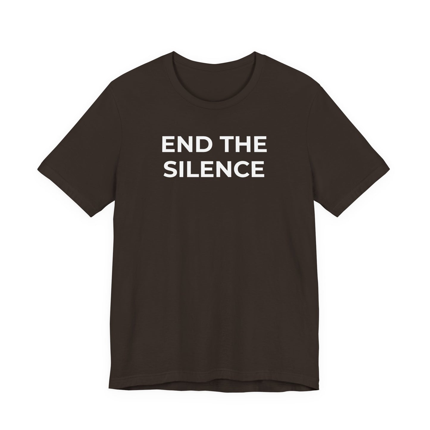 Domestic Violence T-shirt End the Silence - Wear What You Stand For Products