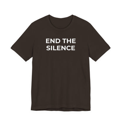 Domestic Violence T-shirt End the Silence - Wear What You Stand For Products