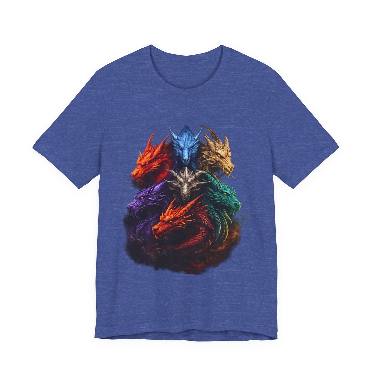 Fun Designs T-Shirt - Dragon Heads - Wear What You Stand For Products