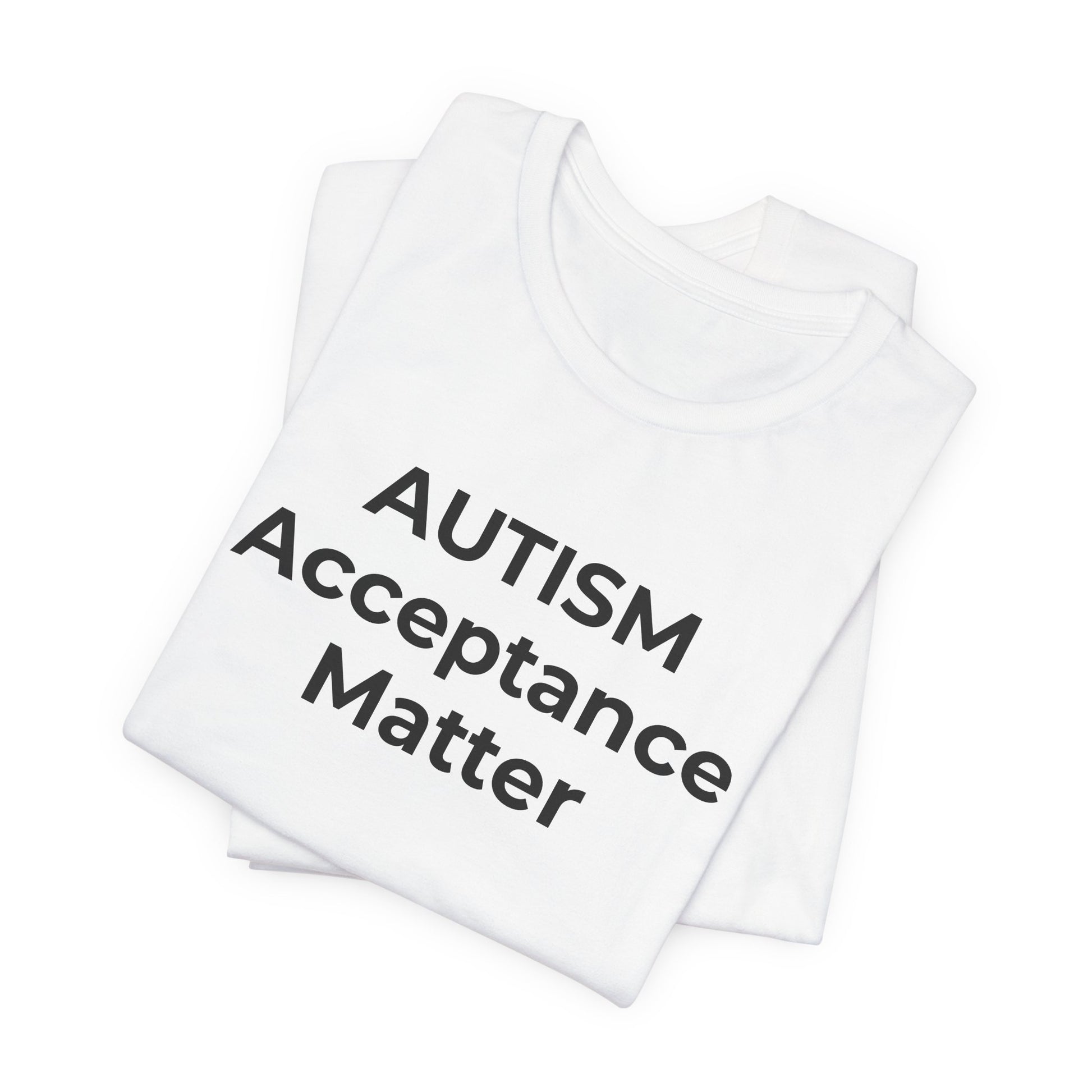 "Autism T-Shirt Acceptance Matters Shirt Support the Spectrum - Wear What You Stand For Products"