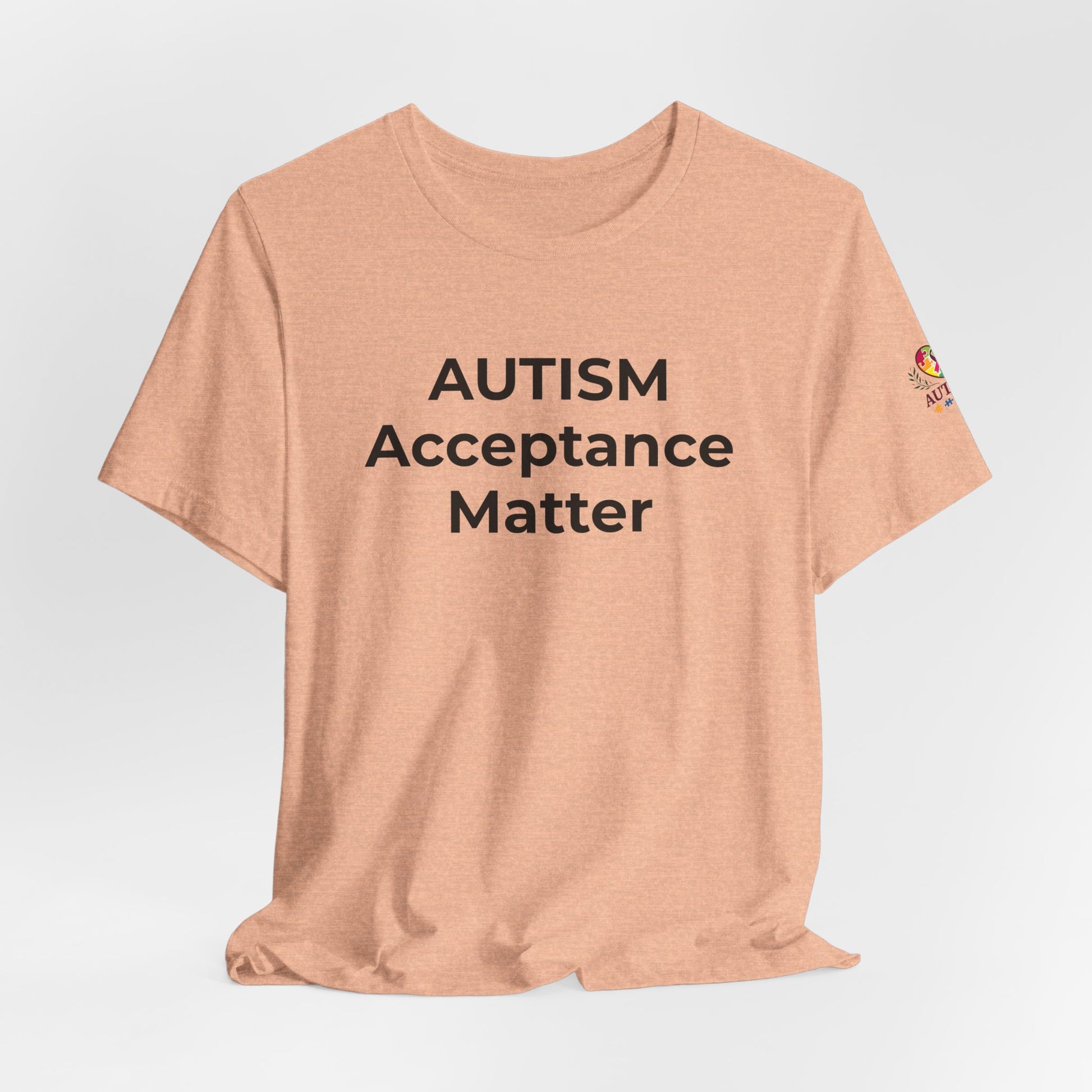 "Autism T-Shirt Acceptance Matters Shirt Support the Spectrum - Wear What You Stand For Products"