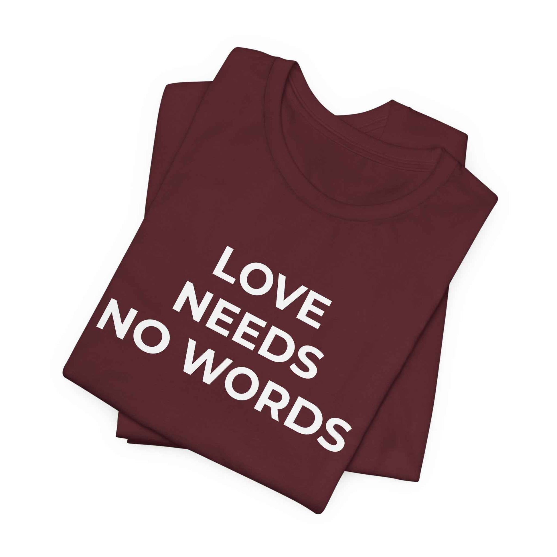 Love Needs No Words Autism Shirt | Autism Support Tee