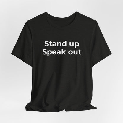 Anti-Bullying and Domestic Violence Awareness T-Shirt for Support and Advocacy - Wear What You Stand For Products