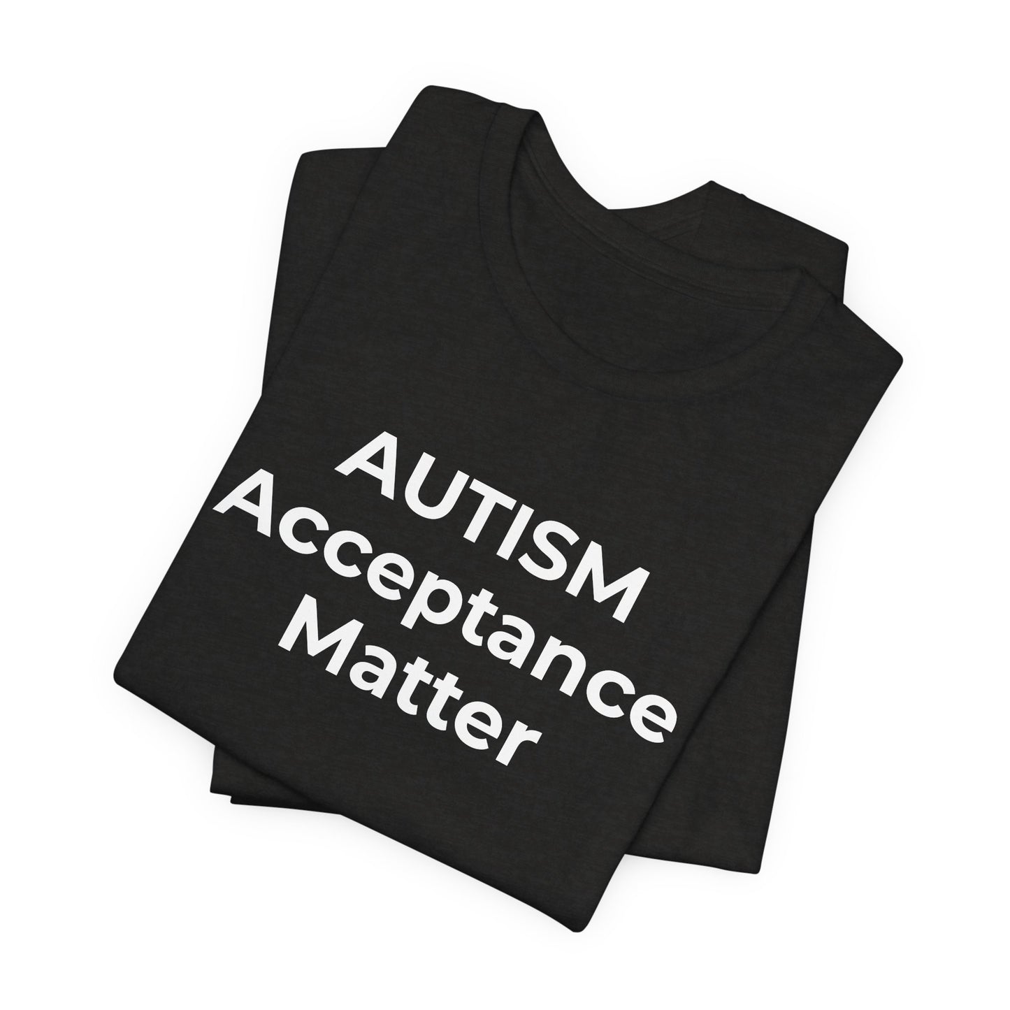"Autism T-Shirt Acceptance Matters Shirt Support the Spectrum - Wear What You Stand For Products"