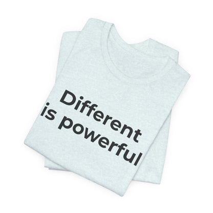 Anti-Bullying Awareness  Different is Powerful TShirt - Wear What You Stand For Products