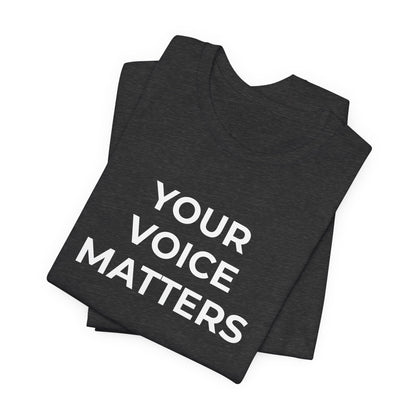 Domestic Violence T-Shirt Your Voice Matters - Wear What You Stand For Products