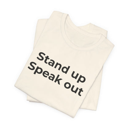 Anti-Bullying and Domestic Violence Awareness T-Shirt for Support and Advocacy - Wear What You Stand For Products