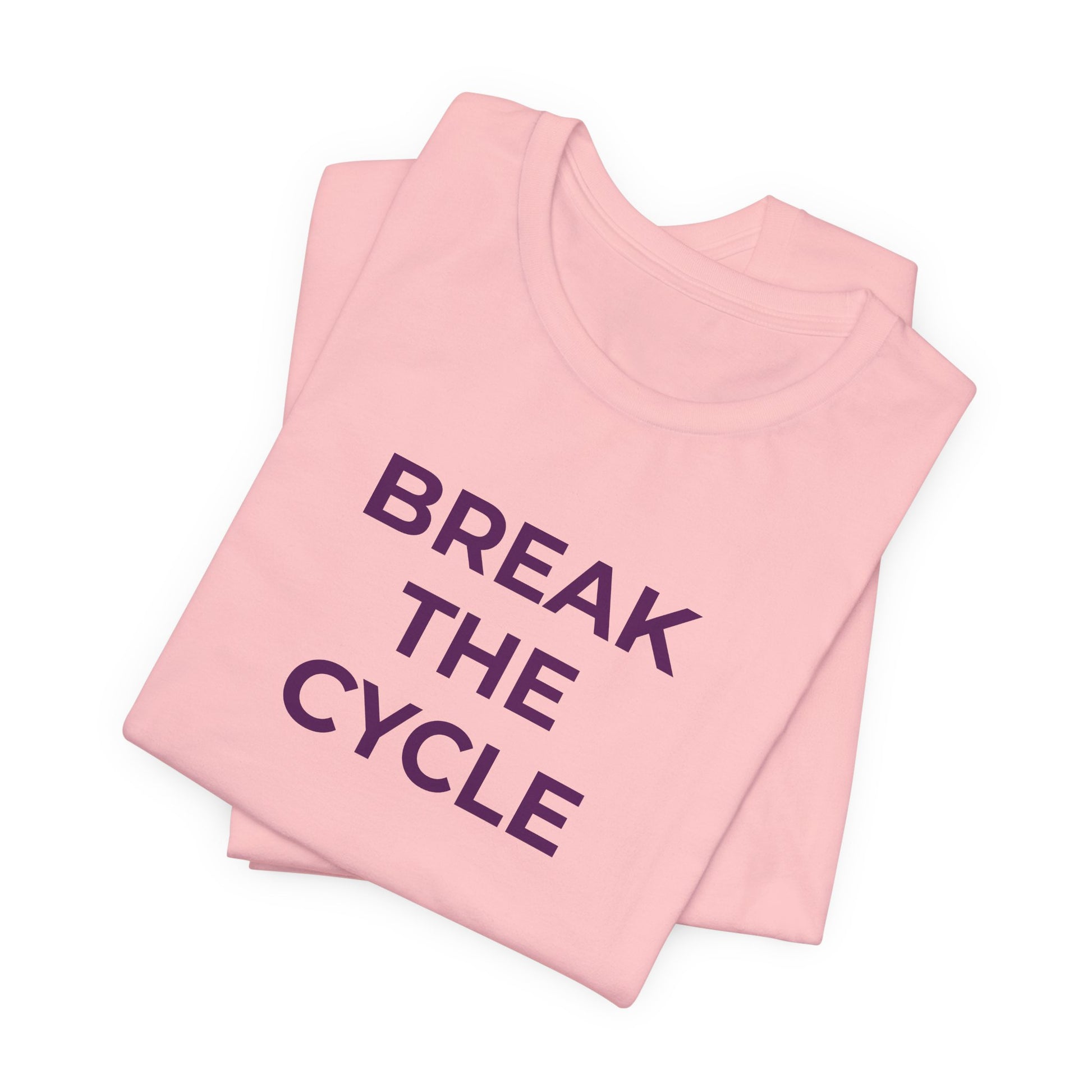 Domestic Violence T-Shirt Break the Cycle - Wear What You Stand For Products