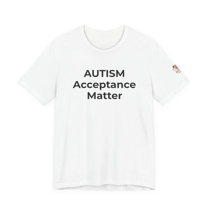 "Autism T-Shirt Acceptance Matters Shirt Support the Spectrum - Wear What You Stand For Products"