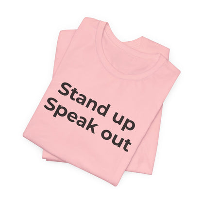 Anti-Bullying and Domestic Violence Awareness T-Shirt for Support and Advocacy - Wear What You Stand For Products