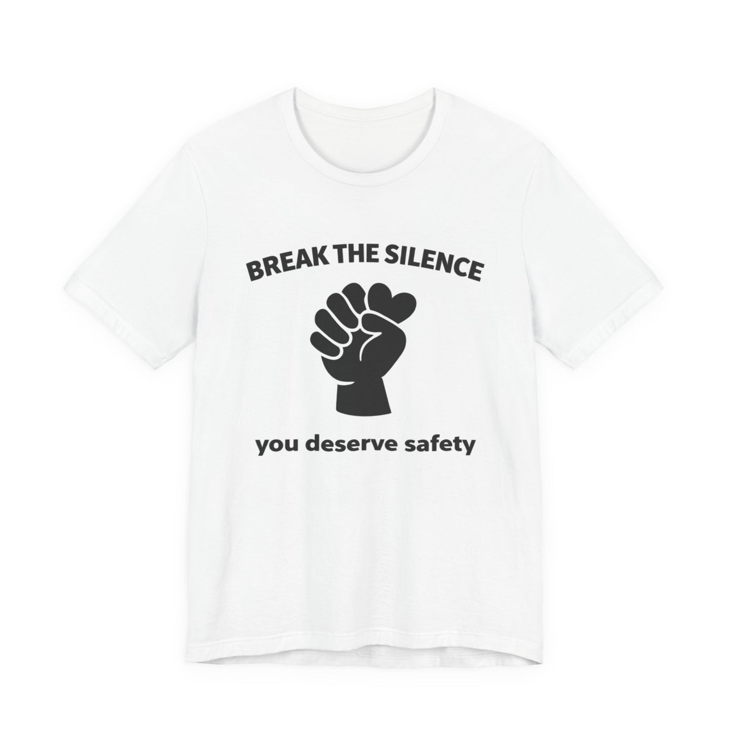 Domestic Violence T-Shirt - Break the Silence with Diagram - Wear What You Stand For Products