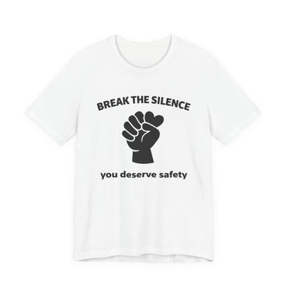 Domestic Violence T-Shirt - Break the Silence with Diagram - Wear What You Stand For Products
