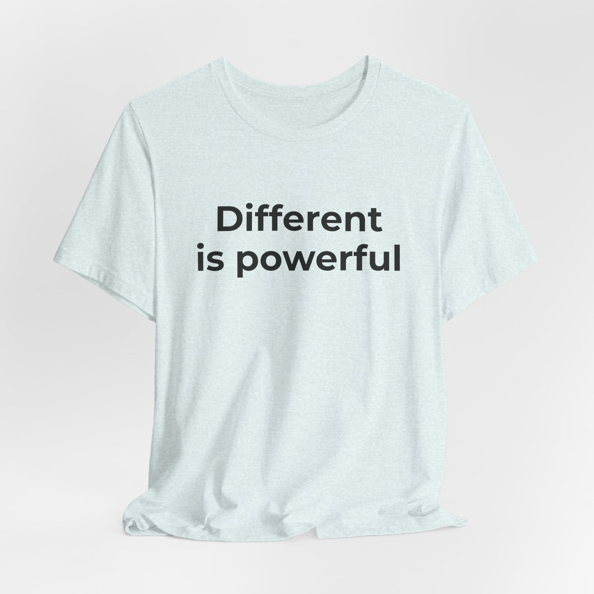 Anti-Bullying Awareness  Different is Powerful TShirt - Wear What You Stand For Products