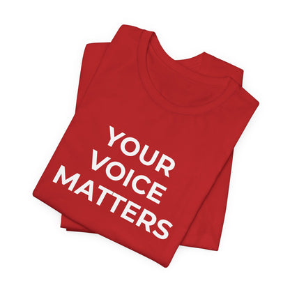 Domestic Violence T-Shirt Your Voice Matters - Wear What You Stand For Products