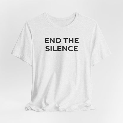 Domestic Violence T-shirt End the Silence - Wear What You Stand For Products