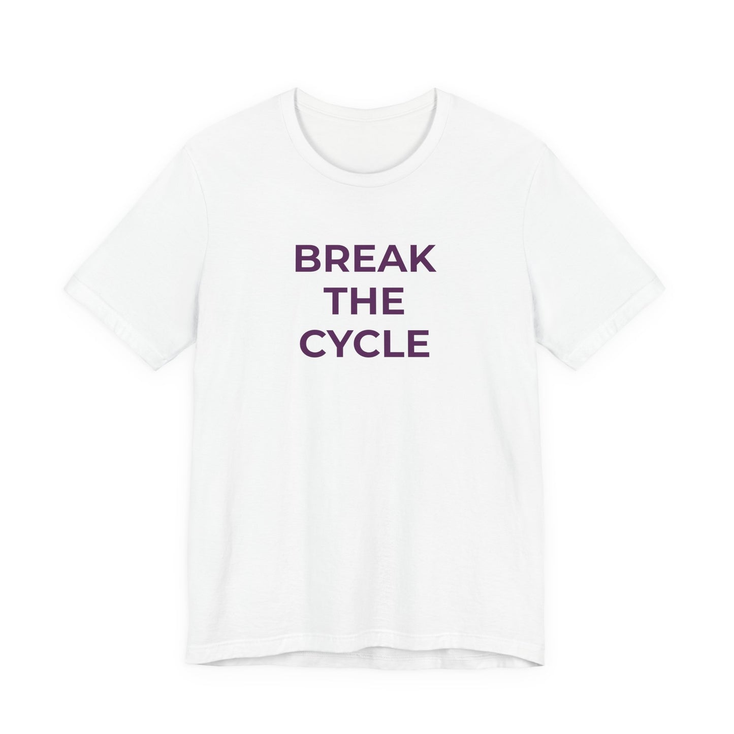 Domestic Violence T-Shirt Break the Cycle - Wear What You Stand For Products
