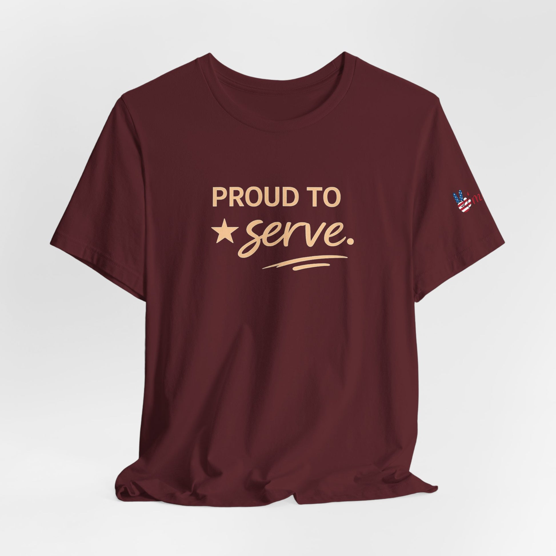 Veterans T-Shirt - Proud to Serve - Wear What You Stand For Products