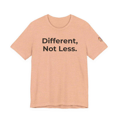 Different Not Less Autism Awareness Shirt | Neurodiversity Tee