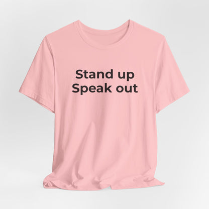 Anti-Bullying and Domestic Violence Awareness T-Shirt for Support and Advocacy - Wear What You Stand For Products