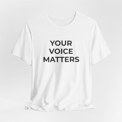 Domestic Violence T-Shirt Your Voice Matters - Wear What You Stand For Products